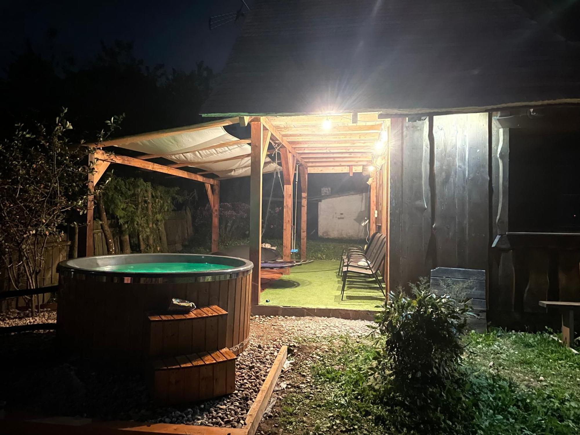 Dom Z Sauna - Lugiele Dzierwiany Exteriér fotografie